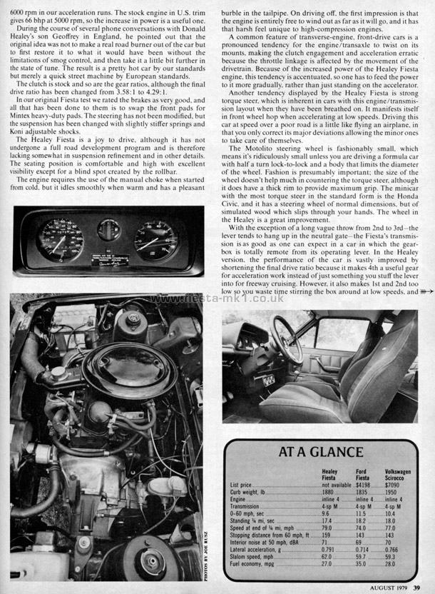 Road & Track - Road Test: Donald Healey Fiesta - Page 2